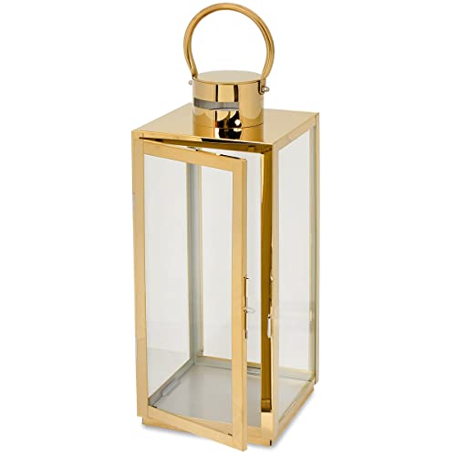 Laterne Gartenlaterne XXL Metall Windlicht Laternen Deko Kerzenhalter Kerzenleuchter Kerzenständerr für Innen Außen Outdoor Indoor Wohnzimmer Garten Balkon Gartenbeleuchtung