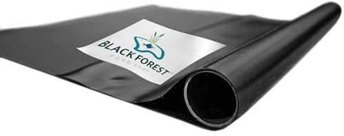 Black Forest Pond Shop PVC Teichfolie schwarz 1 mm 2 x 2 m für Schwimmteich Gartenteich Badeteich - Made in Germany 2x2m