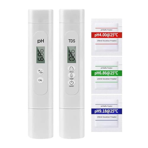 0-14PH Meter TDS Temperaturtester Digital Wasserqualität Tester mit Auto Kompensation für Trinkwasser Pool Aquarium Wasserqualität Tester