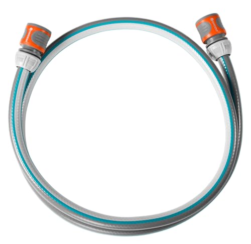 Gardena Anschlussgarnitur Classic 13 mm (1/2 Zoll), 1,5 m: Schlauchadapter zum Anschluss des Schlauchwagens, Schlauch mit Systemteilen, 22 bar (18011-20)