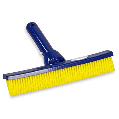 Premium Wand- und Boden-bürsten mit Kunststoffborsten Reinungsbürste Beckenbürste Algen Schwimmbecken Pool (Premium Beckenbürste (25 cm))