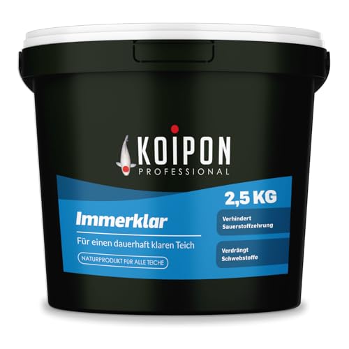 KOIPON Immerklar 2,5 kg, Natürlicher Teichwasseraufbereiter