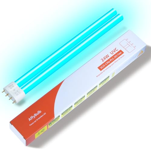 AffyBulb 24 W 2G11 PLL Ersatz-UV-Leuchtmittel, für Teich-UVC-Filter, Maschine oder Klärer