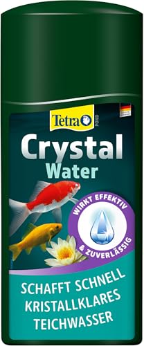 Tetra Pond CrystalWater - Wasserklärer gegen Trübungen für kristallklares Wasser im Gartenteich, 500 ml