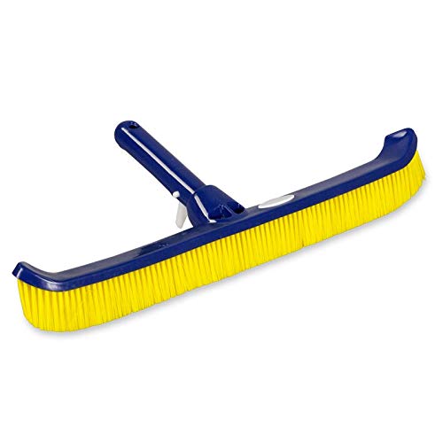 Premium Wand- und Boden-bürsten mit Kunststoffborsten Reinungsbürste Beckenbürste Algen Schwimmbecken Pool (Premium Beckenbürste (45 cm))