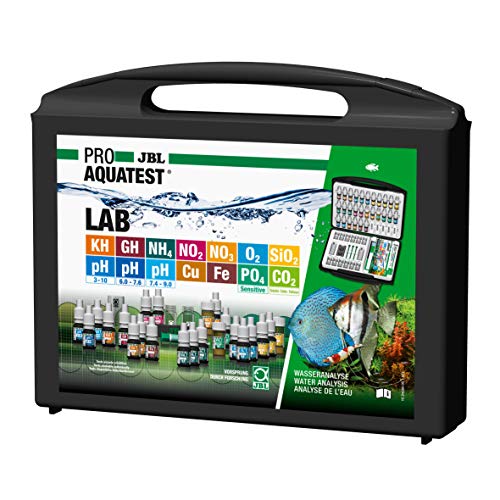 JBL Wassertest-Koffer, Mit 14 Tests und Zubehör, Für Süßwasser-Aquarien und Leitungswasser, ProAquaTest Lab
