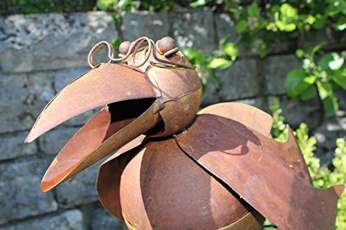 Wasserspeier "Rabe" aus Metall 27 cm
