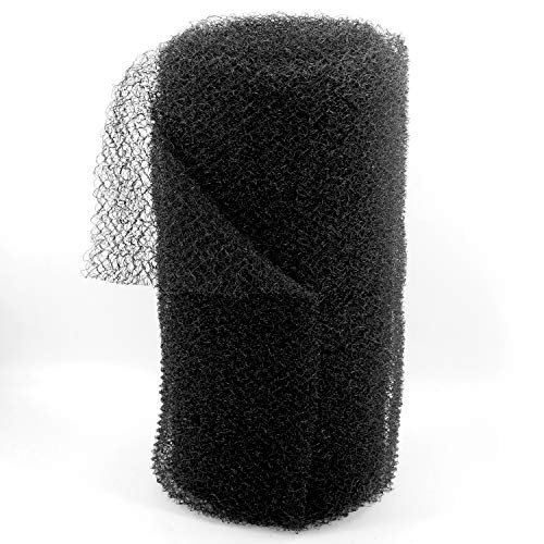 Aquagart Böschungsmatte I Krallmatte Stärke 20mm I Ufermatte Wirrgewebe stabil & robust I Halt und Schutz für Pﬂanzen I Schwarz I Uv Stabil witterungsbeständig (5)