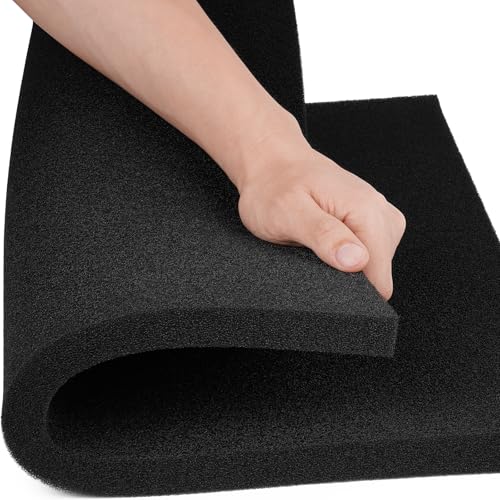 Borlech Aquarium-Filterschwamm-Pad, Filtermedien-Schaumstoffschwämme, Filterzubehör für Aquarien und Teiche (47 x 47 x 2 cm, 50 PPI, 1 Stück)