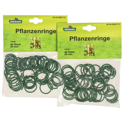 Dehner Pflanzenringe, Ø 24 mm, 2 x 40 Stück (80 Stück)