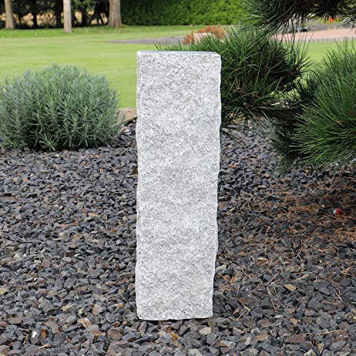 CLGarden Granitstein 50cm Säule zum BAU eines Quellsteinbrunnen DIY Garten Außenbereich