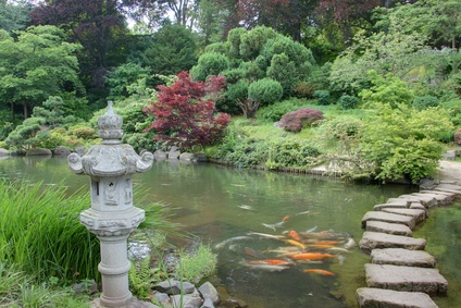 Wassergarten im chinesischen Stil