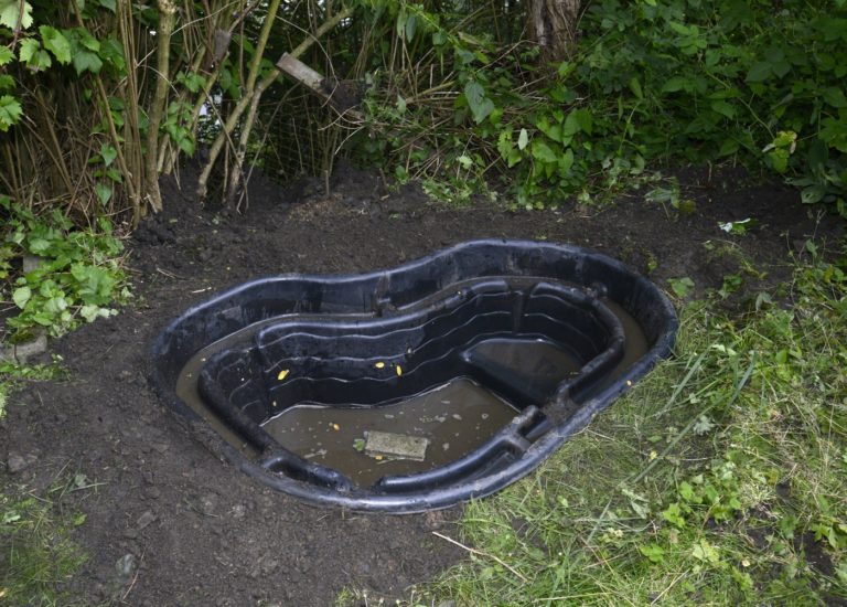 Fertigteich aus Kunststoff Arten, Materialien, Aufbauanleitung