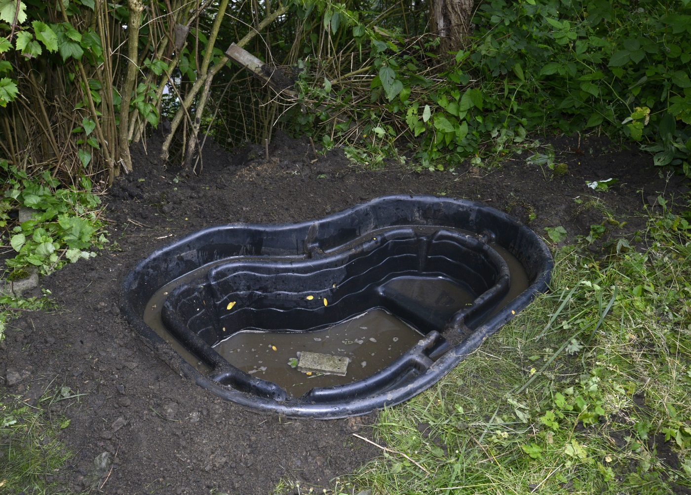 Fertigteich aus Kunststoff Arten, Materialien, Aufbauanleitung