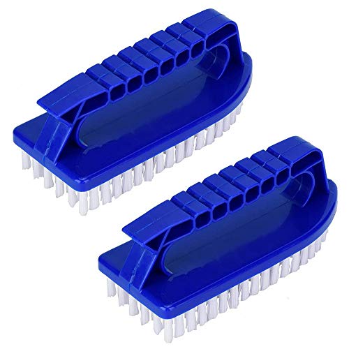2 Stück Poolbürsten Reinigungsbürste Schwimmbad Bürste mit Griff Pools Algenbürste Schwimmbadbürste Handbürste Scheuerbürste Pools Bodenbürste Pool Reinigungszubehör für Poolwand und Poolboden