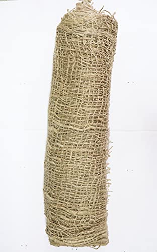GLAESER Greentex grobes Jutegewebe | Ufermatte aus 100% Jute | Böschungsmatte – Einfache Hangbefestigung | Erosionsschutzmatte | Jutematte/Jutenetz | Sicherung von Böschungen | 1-50 m x 1,20 m (50)