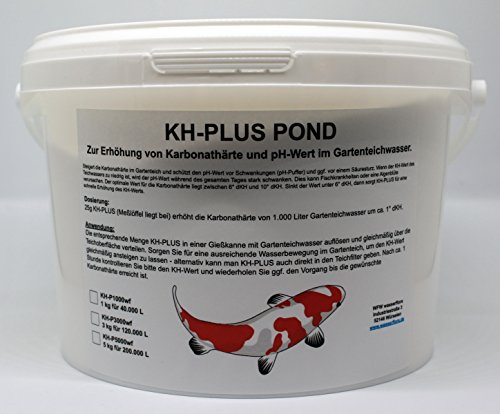 5 kg KH-Plus Pond - erhöht Karbonathärte & stabilisiert pH-Wert, für 200.000 Liter Teich-Wasser