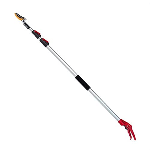 Einhandbedienung Schneidgiraffe + Astsäge (– 3,40 m) – Teleskopschere zum Beschneiden von Bäumen Büschen Frucht Teleskop-Heckenschere, arbeitssparender Heckenschere, manuelles Gartenschneidwerkzeug