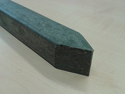 10 Pfähle Vollmaterial Pfosten für feste Böden Länge 45 cm für Randband im Teichbau Bachlauf Teich 4x4 cm 5,98 Euro je Stück