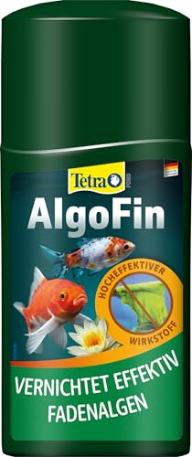 Tetra Pond AlgoFin Teich Algenvernichter - wirkt effektiv bei Fadenalgen, Schwebealgen und Schmieralgen im Gartenteich, 250 ml