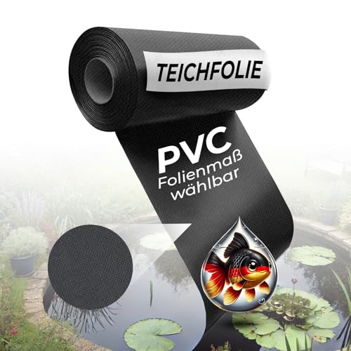 Black Forest Pond Shop Teichfolie 8 x 3 m, Stärke 0,5 mm für DIY Teich, Schwimmteich, Gartenteich, Badeteich auch Ideal für Ihr Hochbeet im Garten - Teichfolie 3 x 8 m