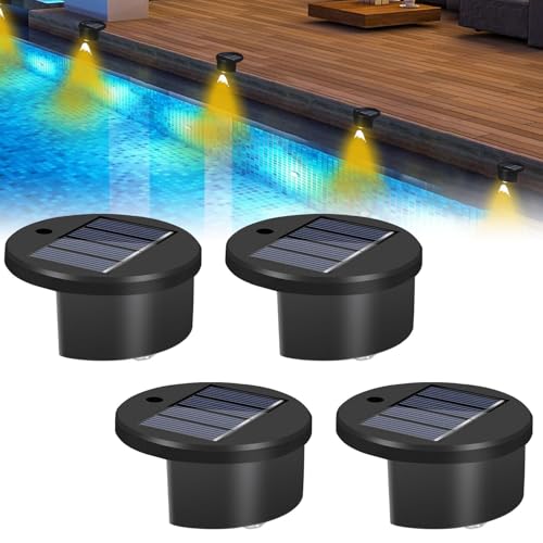 Sunshine smile Solar Poolbeleuchtung Schwimmende Lampen,Pool Beleuchtung Lampen,LED Teichbeleuchtung,Solar Teichbeleuchtung,Wasserdichte Pool Licht,Pool Zubehör,Outdoor Deko