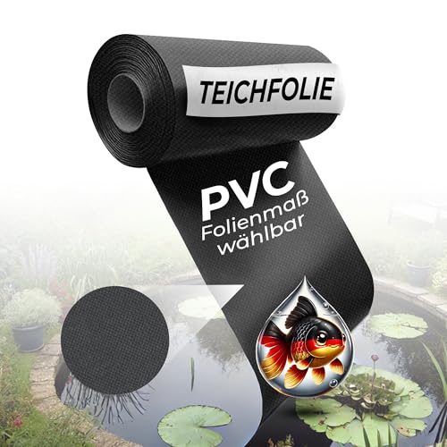 Black Forest Pond Shop Teichfolie 0.5mm 8x8m - für Teich Gartenteich Schwimmteich auch Ideal für Hochbeet im Garten - 8m x 8m - Teichfolie 8x8m