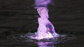 Unterwasserbeleuchtung im Schwimmteich