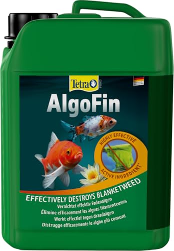 Tetra Pond AlgoFin Teich Algenvernichter - wirkt effektiv bei Fadenalgen, Schwebealgen und Schmieralgen im Gartenteich, 3 L