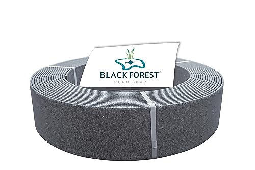 Premium Rasenkante in Grau - Robuste Beetumrandung & Mähkante, 7mm Stärke, 19cm x 20m - Langlebige Beeteinfassung & Profilkante