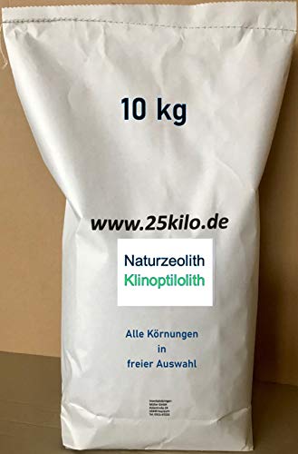 Naturzeolith 10 kg Zeolith Filtermaterial Zeolith Ceolith Zeolite Naturmineral (0-50µm (0-0,05mm))