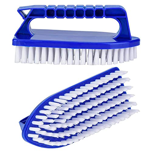 2 Stück Pool Bürsten Set Pool Schwamm Bürsten Kunststoff Schwimmbad Bürste Poolreinigung Handschrubber Schwimmbad Bürste mit Griff Schwamm Algenbürste Geeignet zum Reinigen von Schmutz und Moos (C)