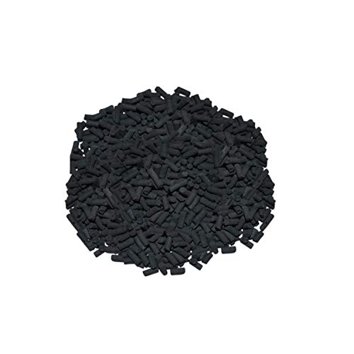 HELO 10 kg Aktivkohle Pellets (A) Mit Hoher Adsorptionsfähigkeit, Hochporöser Struktur und Großer Innerer Oberfläche (1,0 kg Entspricht 500.000 m²), Pellets Ø 3-4 mm, Länge: 3-8 mm