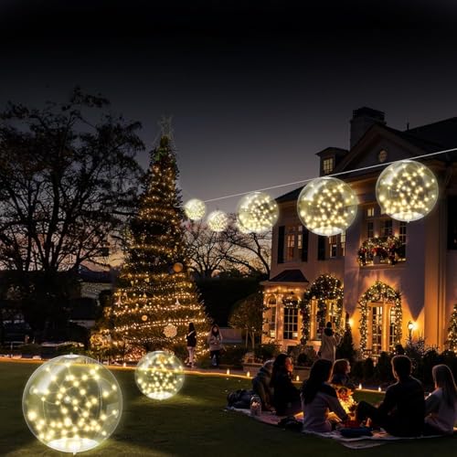 Pulsky Solar Poolbeleuchtung Schwimmende Lampen, 37cm Pool Kugellampe Ip68 Wasserdichtes Pool Licht 3000K Warmes Licht mit Fernbedienung Kugel Solarlampe Deko für Pool, Garten, Teich (2Pcs