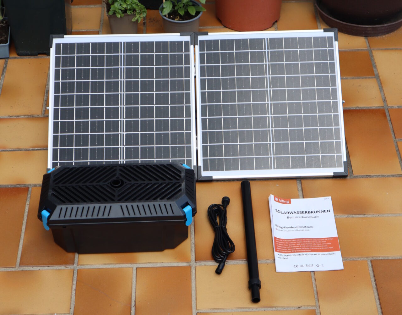 Solar-Teichfilter-Set