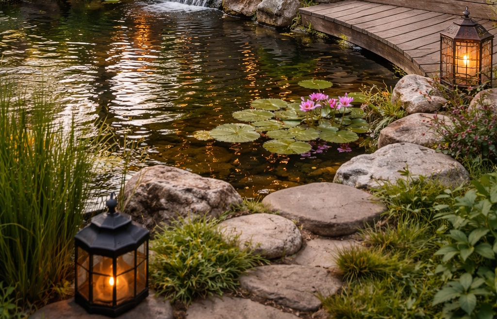 Das Foto zeigt verschiedene Laternen für eine angenehme Atmosphäre